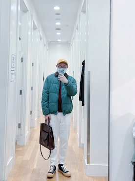 「EXCELSIOR（エクセルシオール）のアイテム」を使った、BirKin .Cさん（メンズ・174cm）の冬コーディネート