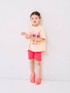 「p.premier（ピードットプルミエ）のアイテム」を使った、F.O.OnlineStoreさん（キッズ・110cm）の春コーディネート