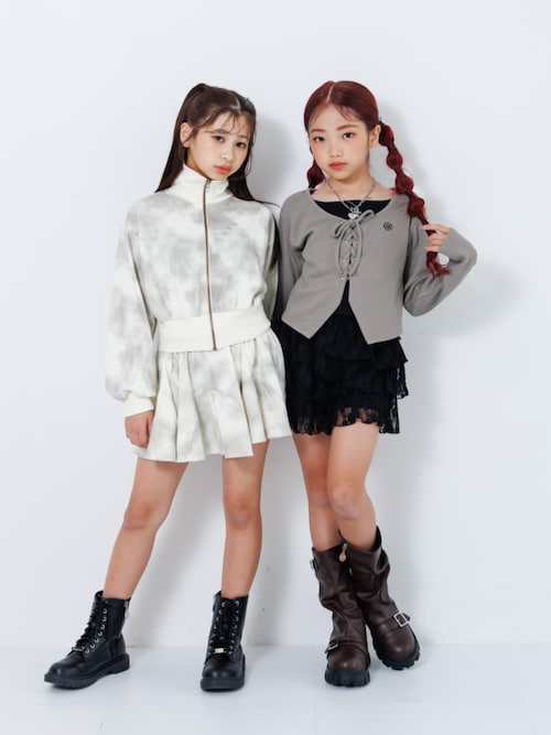 グリッター裏毛スウェットセットアップ（セットアップ）｜algy