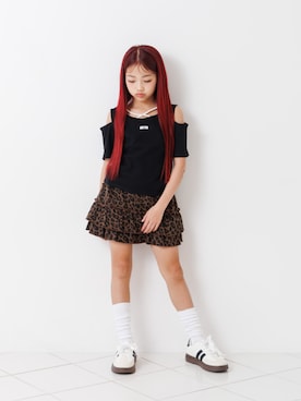 「algy（アルジー）のアイテム」を使った、F.O.OnlineStoreさん（キッズ・140cm）の春コーディネート