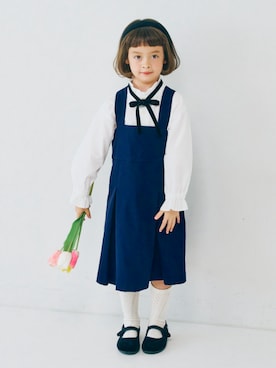 「アイテム（スーツスカート）」を使った、F.O.OnlineStoreさん（キッズ・110cm）の秋コーディネート