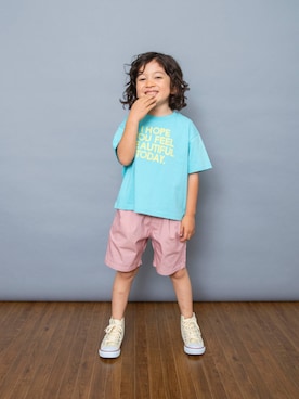 「BREEZE（ブリーズ）のアイテム」を使った、F.O.OnlineStoreさん（キッズ・110cm）の夏コーディネート
