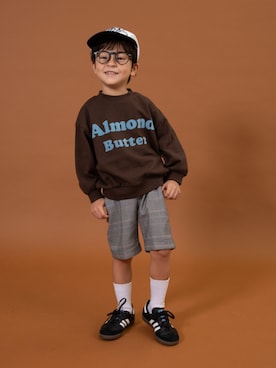「ハーフパンツ」｜F.O.OnlineStoreさん（キッズ・110cm）の秋コーディネート