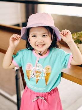 「apres les cours（アプレレクール）のアイテム」を使った、F.O.OnlineStoreさん（キッズ・110cm）の春コーディネート