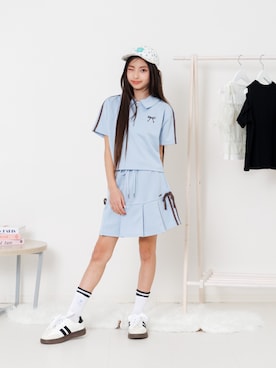 「algy（アルジー）のアイテム」を使った、F.O.OnlineStoreさん（キッズ・152cm）の春コーディネート