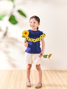 「ひまわり」｜F.O.OnlineStoreさん（キッズ・110cm）の夏コーディネート
