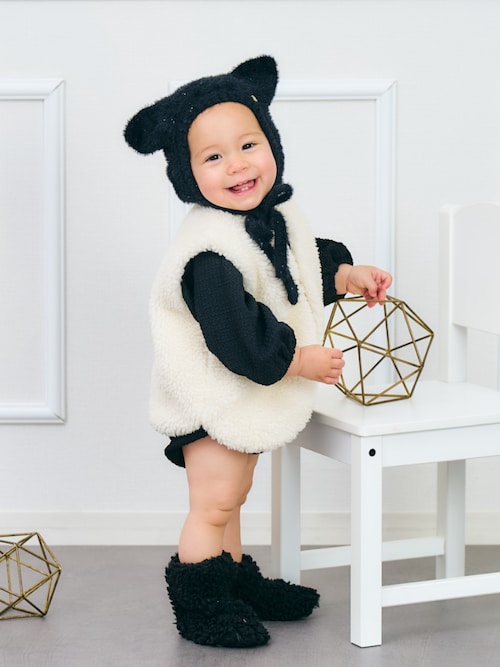 最新作！　送料込み！　VIPアンテナ黒/ロンパース/スタイ　3点 つけ衿付きボディースーツ（ロンパース）｜apres les cours