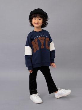 「アイテム（ハンチング/ベレー帽）」を使った、F.O.OnlineStoreさん（キッズ・110cm）の冬コーディネート