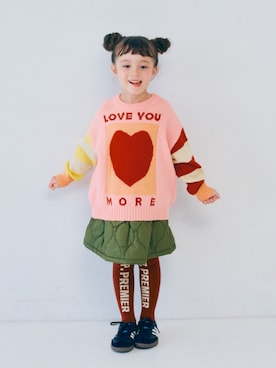 「アイテム（セットアップ）」を使った、F.O.OnlineStoreさん（キッズ・110cm）の秋コーディネート