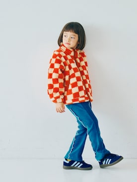 「アイテム（ブルゾン）」を使った、F.O.OnlineStoreさん（キッズ・110cm）の秋コーディネート