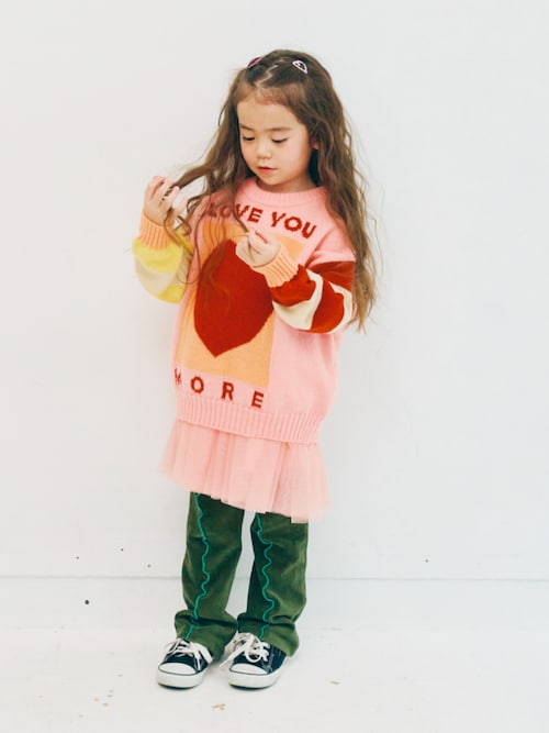 ジュニア対応】カラフルジャガードセーター（ニット/セーター）｜p