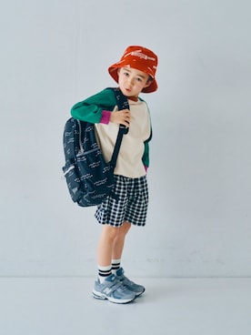 「p.premier（ピードットプルミエ）のアイテム（パンツ）」を使った、F.O.OnlineStoreさん（キッズ・110cm）の春コーディネート