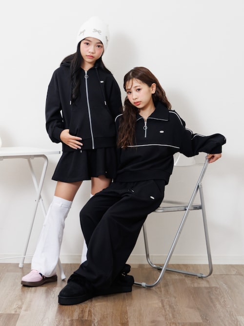 裏毛ジップアップパーカー（パーカー）｜algy（アルジー）の