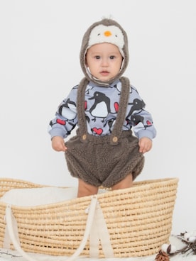 「アイテム（その他ベビーウェア）」を使った、F.O.OnlineStoreさん（キッズ・70cm）の秋コーディネート