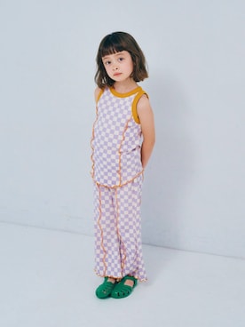 「p.premier（ピードットプルミエ）のアイテム（シューズ）」を使った、F.O.OnlineStoreさん（キッズ・110cm）の春コーディネート