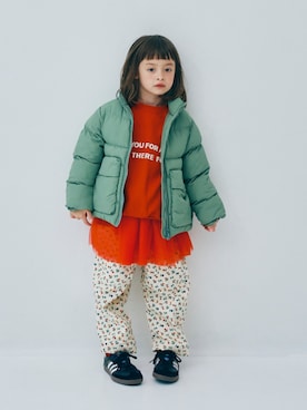 「アイテム（チュニック）」を使った、F.O.OnlineStoreさん（キッズ・110cm）の秋コーディネート