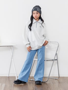 「アイテム（トップス）」を使った、F.O.OnlineStoreさん（キッズ・141cm）の秋コーディネート