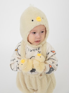 「アイテム（その他ベビーウェア）」を使った、F.O.OnlineStoreさん（キッズ・70cm）の秋コーディネート