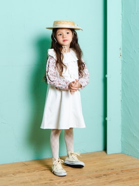 「Boribon（ボリボン）のアイテム」を使った、F.O.OnlineStoreさん（キッズ・110cm）の冬コーディネート