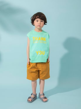「アイテム（タンクトップ）」を使った、F.O.OnlineStoreさん（キッズ・110cm）の夏コーディネート