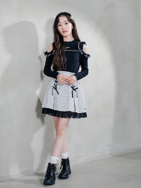 「アイテム（ソックス/靴下）」を使った、F.O.OnlineStoreさん（キッズ・160cm）の夏コーディネート