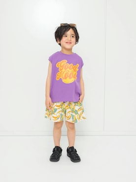 「BREEZE（ブリーズ）のアイテム」を使った、F.O.OnlineStoreさん（キッズ・110cm）の夏コーディネート