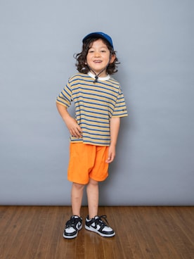「BREEZE（ブリーズ）のアイテム」を使った、F.O.OnlineStoreさん（キッズ・110cm）の夏コーディネート