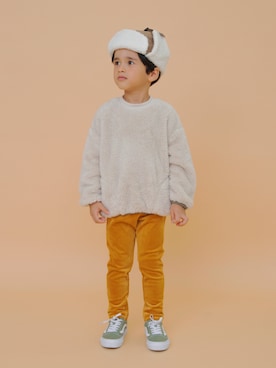 「アイテム（キャップ）」を使った、F.O.OnlineStoreさん（キッズ・110cm）の冬コーディネート