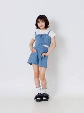 「韓国子供服」｜F.O.OnlineStoreさん（キッズ・130cm）の夏コーディネート