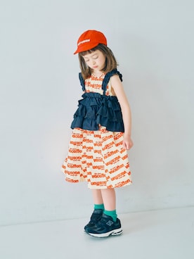 「p.premier（ピードットプルミエ）のアイテム」を使った、F.O.OnlineStoreさん（キッズ・110cm）の春コーディネート