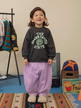 「アイテム（サンダル）」を使った、F.O.OnlineStoreさん（キッズ・110cm）の秋コーディネート