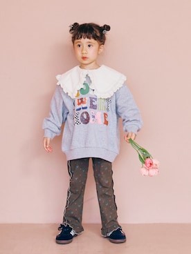 「アイテム（スウェット）」を使った、F.O.OnlineStoreさん（キッズ・110cm）の秋コーディネート