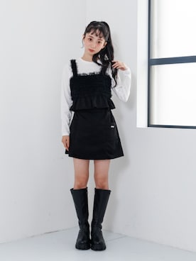 「アイテム（Tシャツ/カットソー）」を使った、F.O.OnlineStoreさん（キッズ・154cm）の秋コーディネート