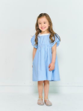 「apres les cours（アプレレクール）のアイテム（ワンピース/ドレス）」を使った、F.O.OnlineStoreさん（キッズ・110cm）の春コーディネート