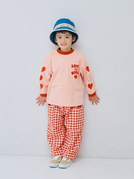 「p.premier（ピードットプルミエ）のアイテム」を使った、F.O.OnlineStoreさん（キッズ・110cm）の冬コーディネート