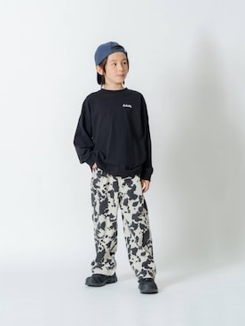 「BREEZE（ブリーズ）のアイテム（Tシャツ/カットソー）」を使った、F.O.OnlineStoreさん（キッズ・128cm）の秋コーディネート