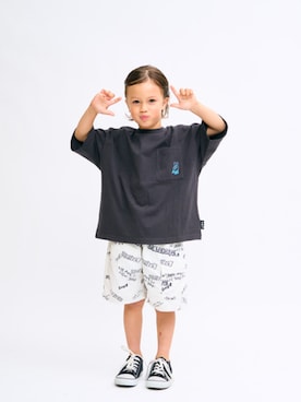 「半袖シャツ」｜F.O.OnlineStoreさん（キッズ・110cm）の夏コーディネート