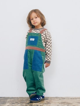 「アイテム（サロペット/オーバーオール）」を使った、F.O.OnlineStoreさん（キッズ・110cm）の冬コーディネート