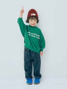 「アイテム（スウェット）」を使った、F.O.OnlineStoreさん（キッズ・110cm）の秋コーディネート