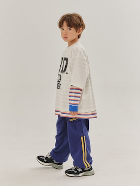 「アイテム（スウェットパンツ）」を使った、F.O.OnlineStoreさん（キッズ・120cm）の秋コーディネート