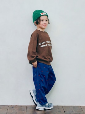 「アイテム（レッグウェア）」を使った、F.O.OnlineStoreさん（キッズ・110cm）の秋コーディネート
