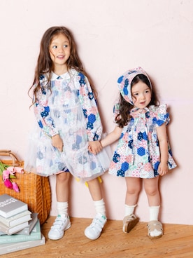 「Boribon（ボリボン）のアイテム」を使った、F.O.OnlineStoreさん（キッズ・110cm）の春コーディネート