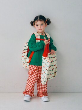 「p.premier（ピードットプルミエ）のアイテム」を使った、F.O.OnlineStoreさん（キッズ・110cm）の冬コーディネート