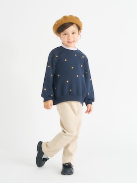 「アイテム（ローファー）」を使った、F.O.OnlineStoreさん（キッズ・110cm）の秋コーディネート