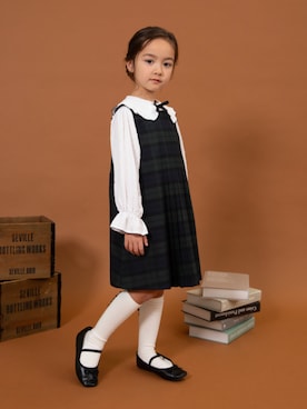 「アイテム（ワンピース）」を使った、F.O.OnlineStoreさん（キッズ・110cm）の秋コーディネート