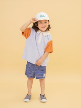 「アイテム（ポロシャツ）」を使った、F.O.OnlineStoreさん（キッズ・110cm）の夏コーディネート