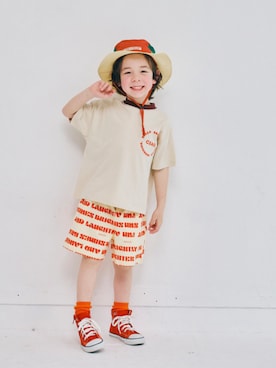 「アイテム（レッグウェア）」を使った、F.O.OnlineStoreさん（キッズ・110cm）の夏コーディネート