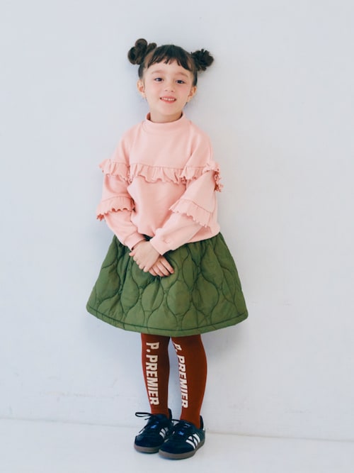 ジュニア対応】ベストとスカートにもなるキルティング3WAYジャンスカ