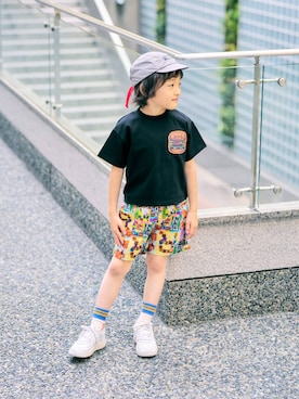 「F.O.KIDS（エフオーキッズ）のアイテム」を使った、F.O.OnlineStoreさん（キッズ・110cm）の春コーディネート
