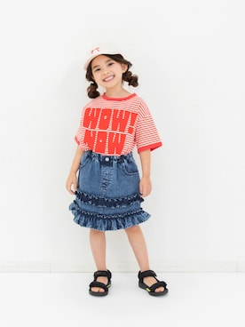 「BREEZE（ブリーズ）のアイテム（帽子）」を使った、F.O.OnlineStoreさん（キッズ・110cm）の冬コーディネート